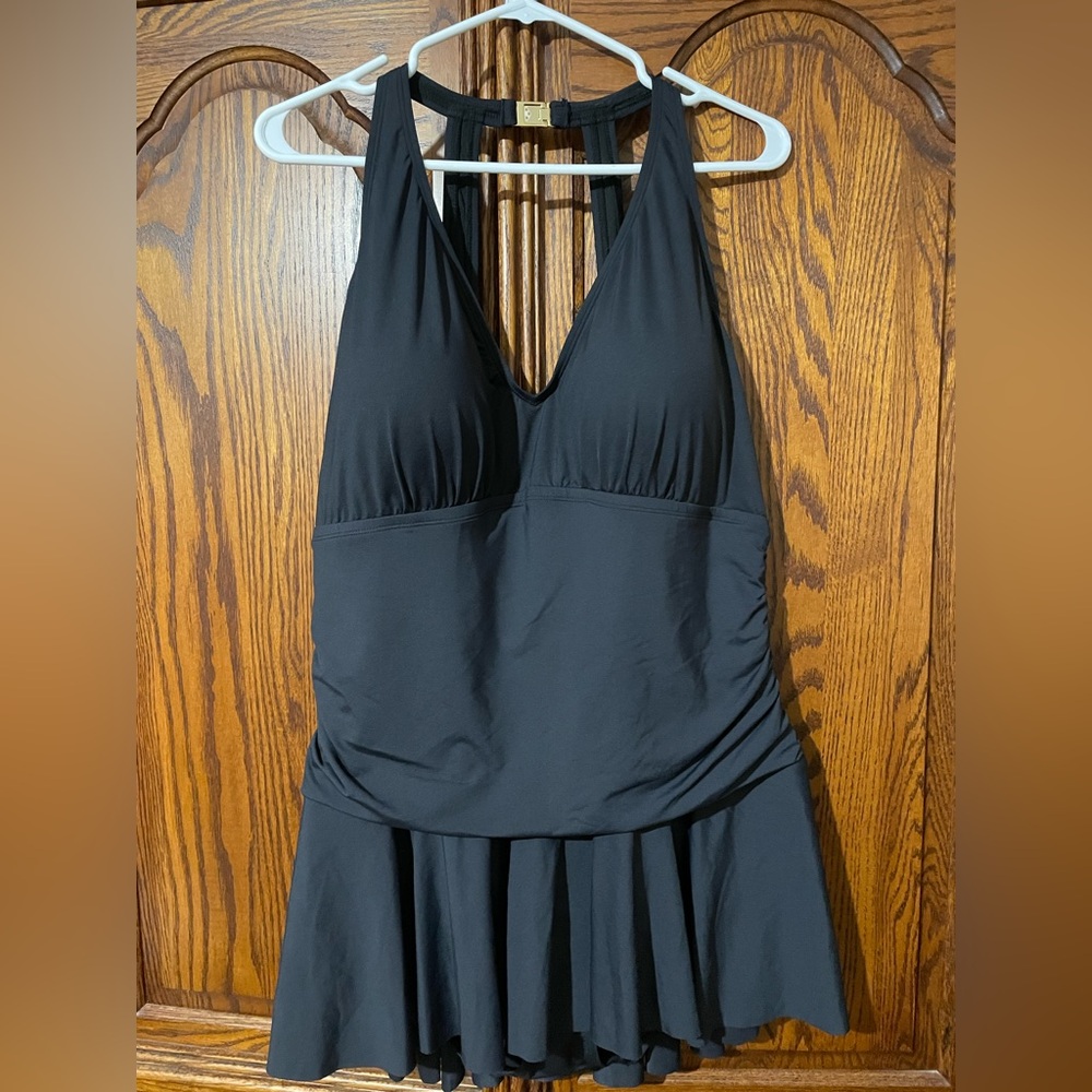 Ralph Lauren Elegant Black Swimsuit 22W
